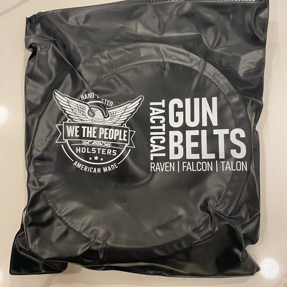 We The People Holsters Black Tactical Gun Belt